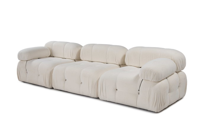 Atelier Del Sofa Bubble 3 Seater Bouclette Blanco